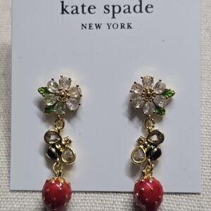 Kate Spade Strawberry Fields Statement Earrings